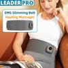 Electric EMS Abdominal Heating Massager Fat Burn Fitness Slimming Belt Waist Belly Weight Loss Muscle Stimulator