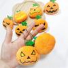 Bag Charm Pumpkin Keychain Plush Doll Pumpkin Doll Keyring Halloween Bag Pendant  Bag Ornaments