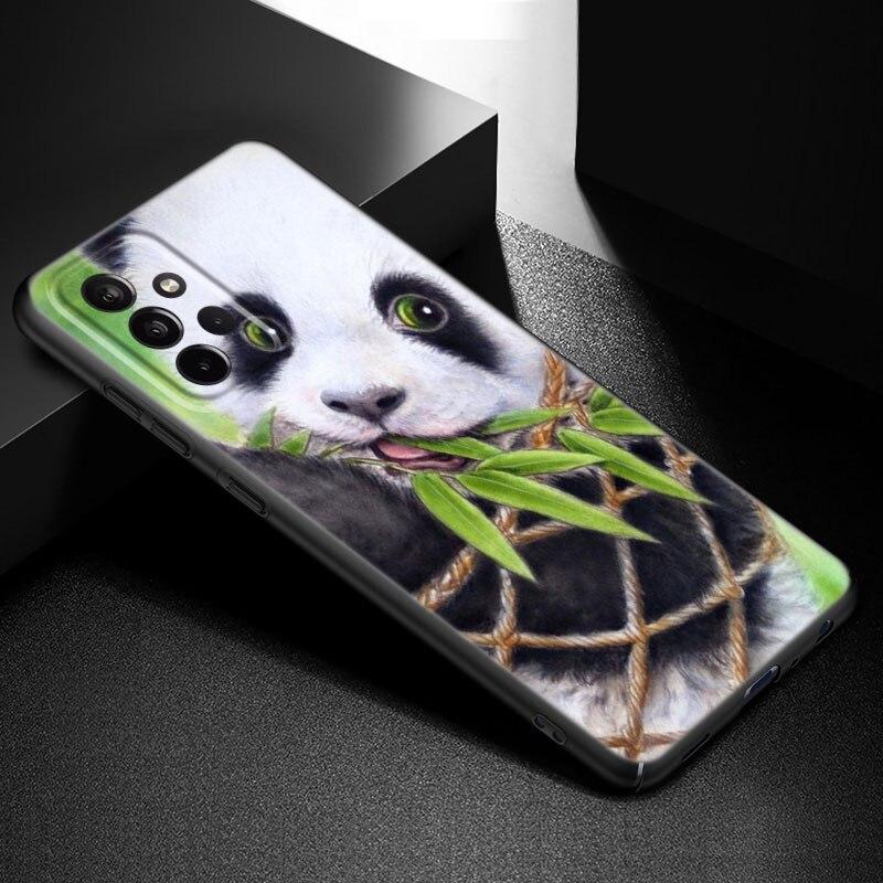 Чехол для телефона с китайским медведем и пандой для Samsung Galaxy A21 A30 A50 A52 S A13 A22 A32 A33 A53 A73 5G A11 A12 A31 A51 A70 A71 A72