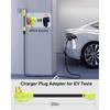 ETL Listed EV Plug Adapter For Tesla Motors/Gen 2, NEMA 14-50P Male To 6-20/15R Female Adapter With Grip Handle, 1.5FT Heavy Duty 50 Amp To 20 Amp