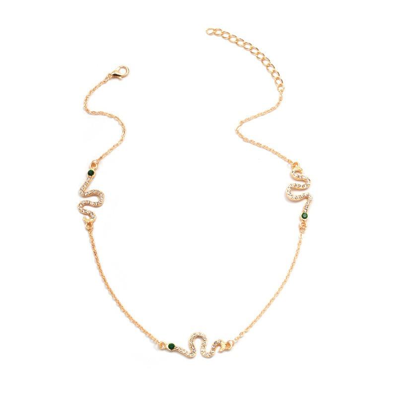 Желаю новых изделий, полных бриллиантовых змеиных ожерелий, комплектов ювелирных украшений для знаменитостей, модных и персонализированных цепочек для ключиц для женщин