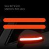 2Pcs Car Reflector Reflective Sticker Rearview Mirror Vehicle Truck Strip Tape