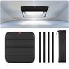 RV Window Shade 16.3''x16.3'', Double-Side Foldable RV Vent Blackout Shade,Reflective RV Skylight Shade Cover
