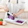 Тройная пластиковая разделочная доска для фруктов, многофункциональная разделочная доска, кухонная разделочная доска, кухонный инструмент