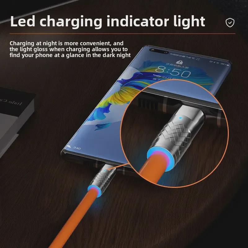 JIKE 120 Вт 3-в-1 сверхбыстрый зарядный кабель для устройств Apple, Huawei, Type-C, Android