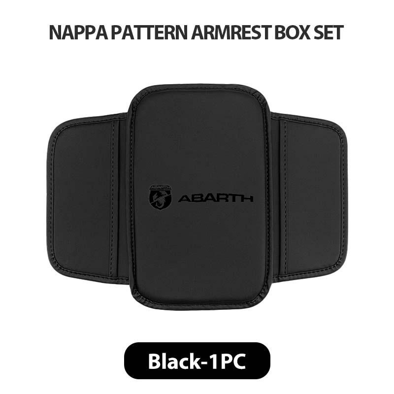 For Abarth Car Console Container Armrest Covering Protective Cover FIAT Bravo Cronos Ducato Doblo Freemont Idea Linea Panda V10