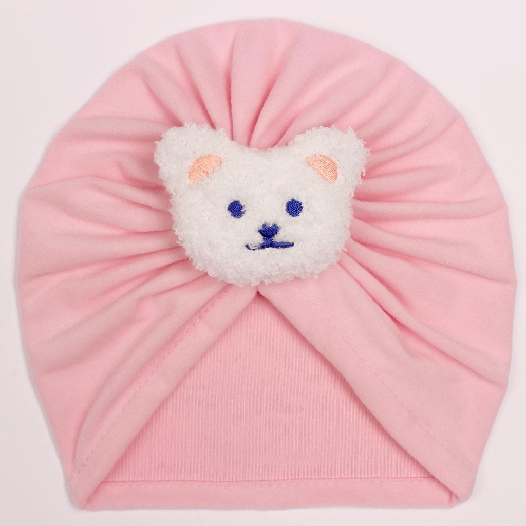 European & American Baby Bear Baotou Hat for Infants - Warm, Protective Design for Girls