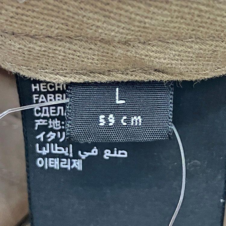Б/у Кепка BALENCIAGA BB Monogram 704104 размер=L 59см Бейсболка Хлопок Бежевый Мужская