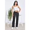 Comfortable High-Waisted Women's Summer Cotton Pants, Relaxed Fit