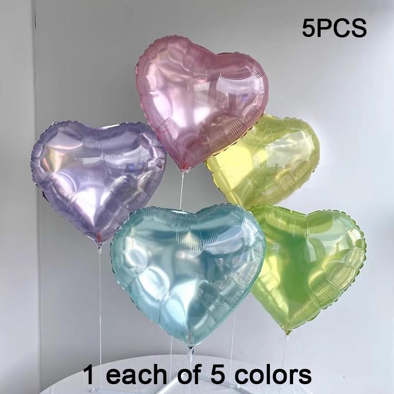 5/10 шт. алюминиевая пленка воздушный шар украшение на день рождения ребенка душ желе цветной воздушный шар любовь день святого валентина 18 дюймов