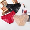Sexy Floral Lace Women's Panties Female Hollow Out Briefs Transparent Low Rise Ladies Underwear  Size M-XL Lingerie