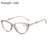 Очки для чтения «кошачий глаз» Очки для дальнозоркости Диоптрии +1.0~+4.0 HD Градиентные очки для пресбиопии