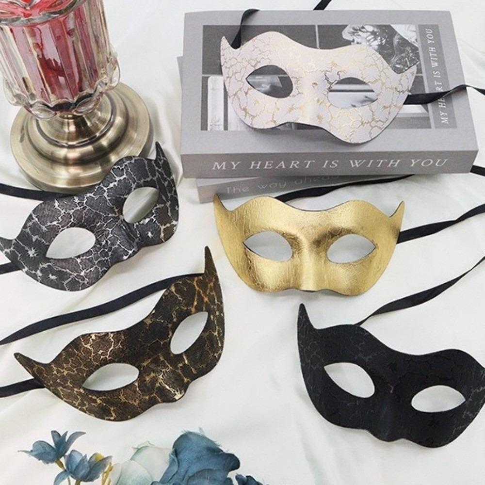 Durable Halloween Masks Plastic Half Face Mask Eye Mask Jazz Mask Christmas