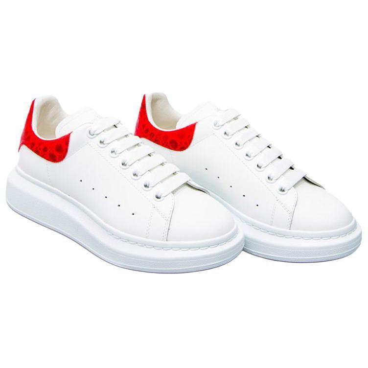Alexander Mcqueen Кроссовки Оверсайз 'Белый Красный Крокодил' 625162WHYB89676
