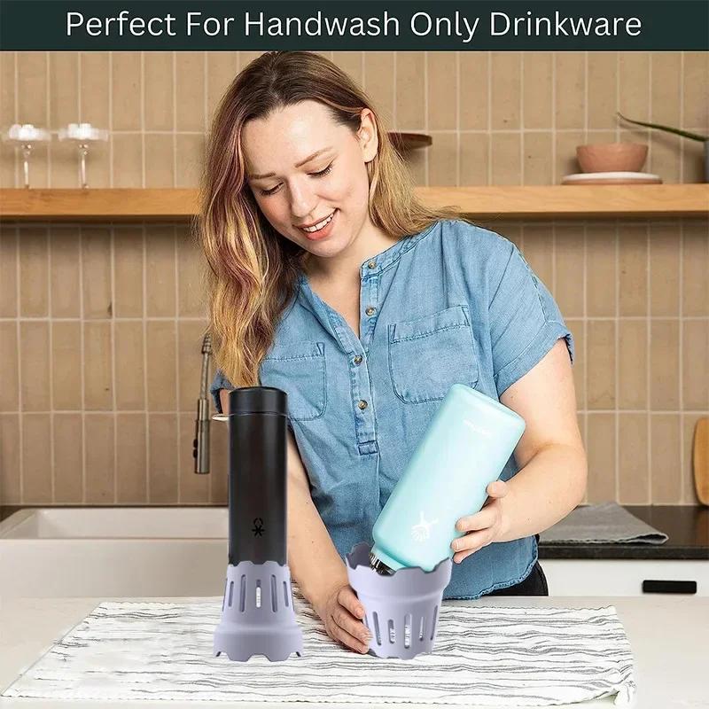 Креативный новый силиконовый подстаканник, силиконовый держатель для стакана, кухонная полка для хранения бокалов, подставка для слива бутылок с водой