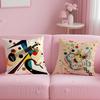 Hot Wwassily Kandinskyer Cushion Cover Soft  EasyWash Pillow Case  Versatile for Couch Bed Travel and Office