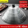 Zhaoran Stainless Steel Tempered Glass Pot Lid