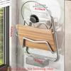 Kitchen Organizer Rack Wall Hanging Pot Cover Racks 2/3Layers Pot Lid Metal Rust-Free Multifunctional Rack Pot Lid StorageRack