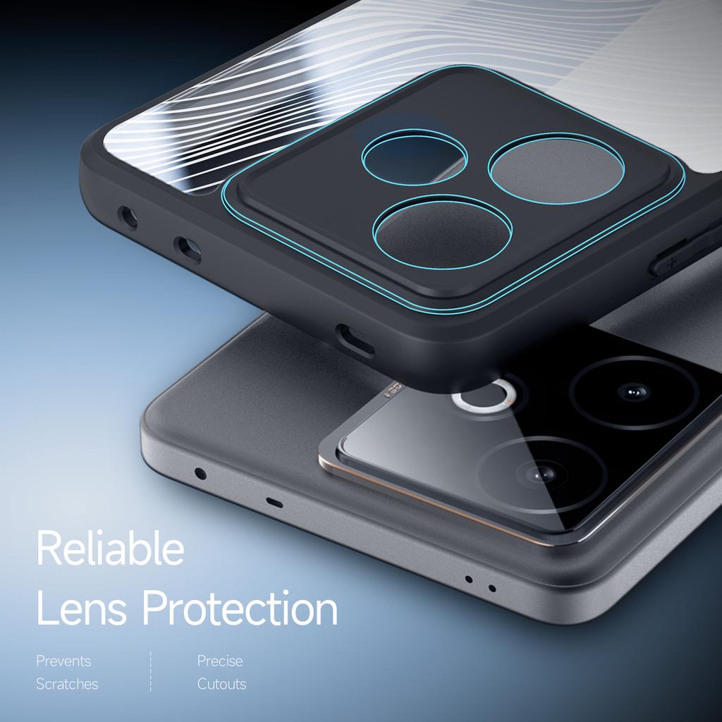 For Realme GT 7 5G/GT 7T 5G Case DUX DUCIS Aimo Series TPU+PC Matte Drop-Proof Phone Cover (REACH Certification)