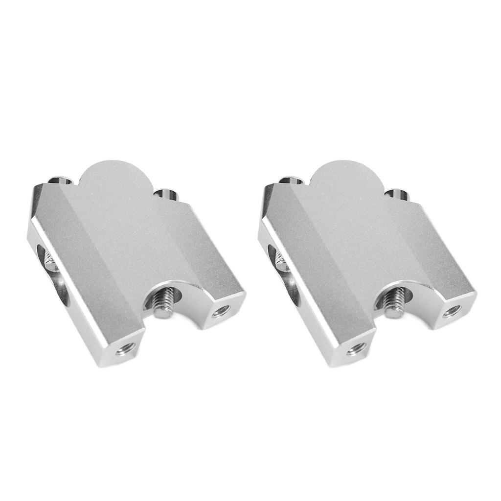 2 шт. Крепление-клипса для подъема руля из алюминиевого сплава, замена для Yamaha XT1200Z Super Tenere 2010-2014, серебристый