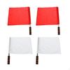 4pcs Nylon Small Referee Flag Volleyball Soccer Football Rugby Hockey Banner