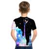 Baby Boy Cartoon Casual T-shirt Girl Abstract Fashion T-shirt Summer Short-sleeved O-neck T-shirt