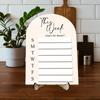 Kitchen Message Board Magnetic Fridge Meal Planner Wood with Pen Weekly Food Menu Board Meal Prep Board Dinning Tale