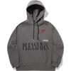 Li Ning X Pleasures Collaboration Skateboard Series Letter Loose Hoodie Casual Long Sleeve Sweatshirt Men Hoodies Street-Grey AWDUF35-3
