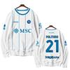 Napoli FC ''-2027 De Bruyne Fan Long Sleeve Crewneck Sweatshirt Unisex Casual Top