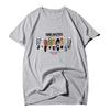 4XL-12XL Men Round Neck T-Shirt Short Sleeve Pure Cotton Casual Wear