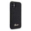 Etui do iPhone 11 Guess Twarde Disco Metal Script Czarny