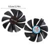 1/2Pcs 12V FD10015M12D 6Pin Graphics Card Cooling VGA Fan for Sapphire RX 5700XT