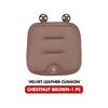 D2-Leather Car Seat Velour Cushion Auto Backrest Breathable Pad For Mercedes Benz CLK GLC W212 C200 C300 W203 W204 W205 W169 W176