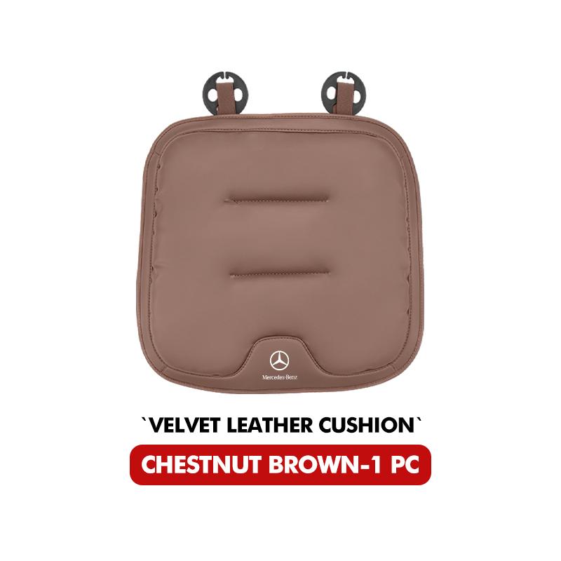 D2-Leather Car Seat Velour Cushion Auto Backrest Breathable Pad For Mercedes Benz CLK GLC W212 C200 C300 W203 W204 W205 W169 W176