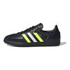 adidas Samba OG Black Solar Yellow Unisex Sneakers Core-Black Matte-Gold ID1380