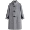 NVG·YOUNG Men's Winter Wool Blend Long Stand Collar Toggle Coat
