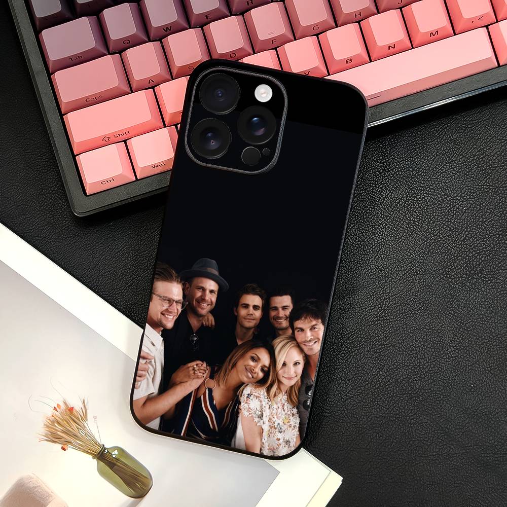 Горячий Чехол Для Телефона The V-Vampires D-Diaries Для IPhone 16 15 14 13 12 11 PRO MAX PLUS Mini TPU Мягкий Приятный Для Кожи Чехол
