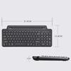 Wireless BT Keyboard 2.4GHz Keyboard Desktop Ultrathin Keyboard Tablet PC Mobile Phone Slot for