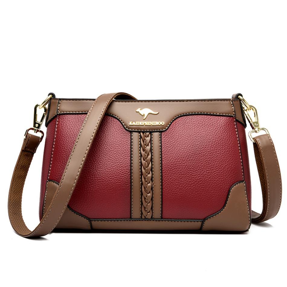 Роскошная женская сумка, дизайнерская сумка из мягкой кожи высокого качества, повседневная женская сумка через плечо для женщин