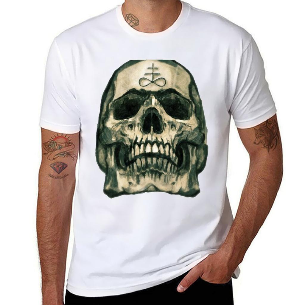 Gold Skull TShirt Sporty Breathable Short Sleeve TShirt