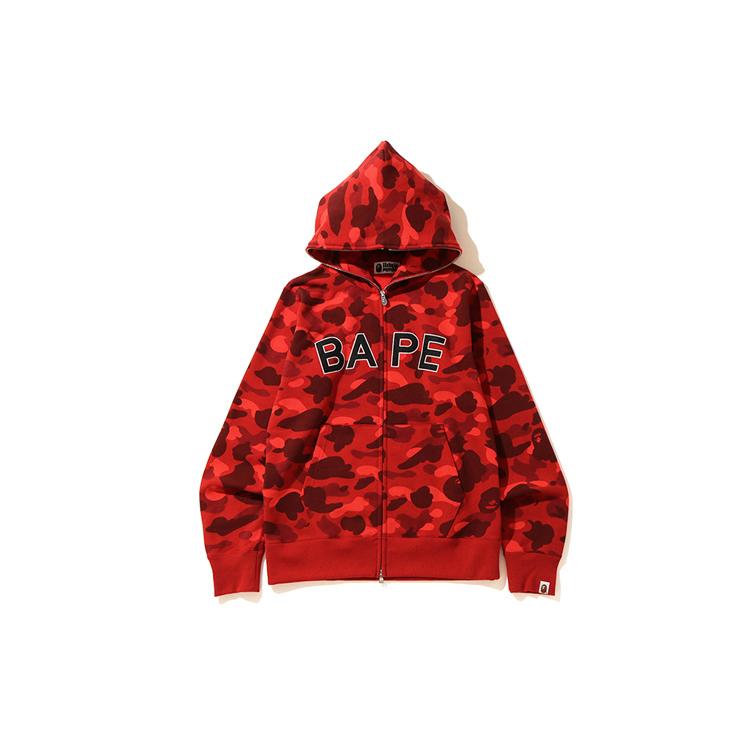 Толстовка с капюшоном на молнии Bape Color Camo Logo 0ZXSWM115005E
