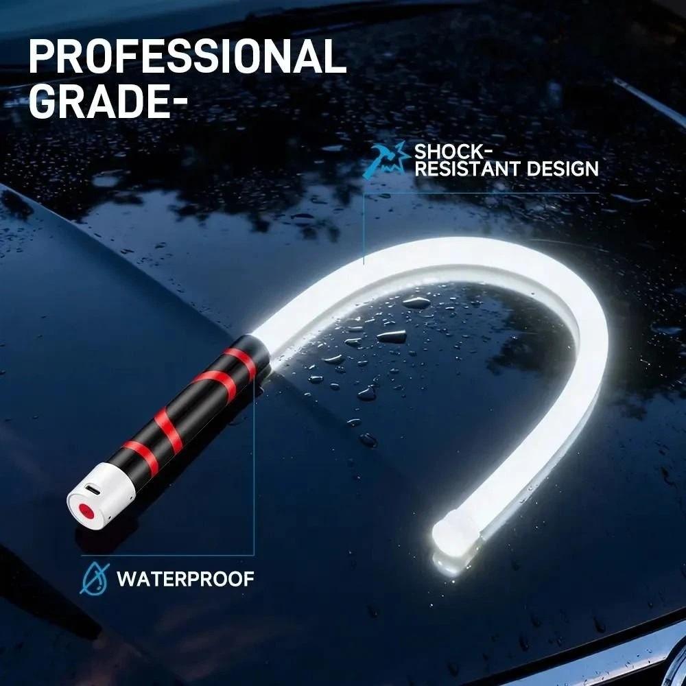 High-Lumen Silicone LED Flashlight Stick 3 Brightness Modes Portable Flexible Work Light Long Battery Life