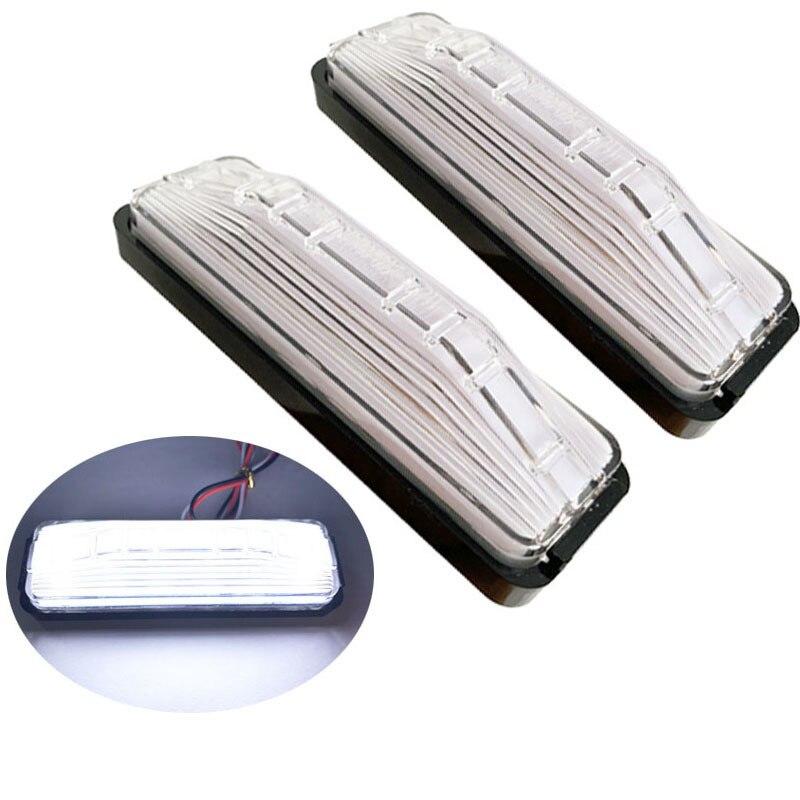 2 шт., 24 В, 12 В, автомобильный указатель поворота, задний предупреждающий задний фонарь, 18 светодиодных индикаторов для грузовика, прицепа, боковые габаритные индикаторы