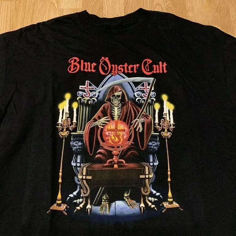 Skull Blue Oyster Cult Short Sleeve Shirt Unisex Concert S to 5XL MQ665 Unisex T-Shirt