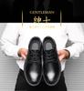 Leather Shoes Men's Business Dress Soft Sole Soft Leather Breathable Casual Shoes Youth Black Work Small Leather Shoes