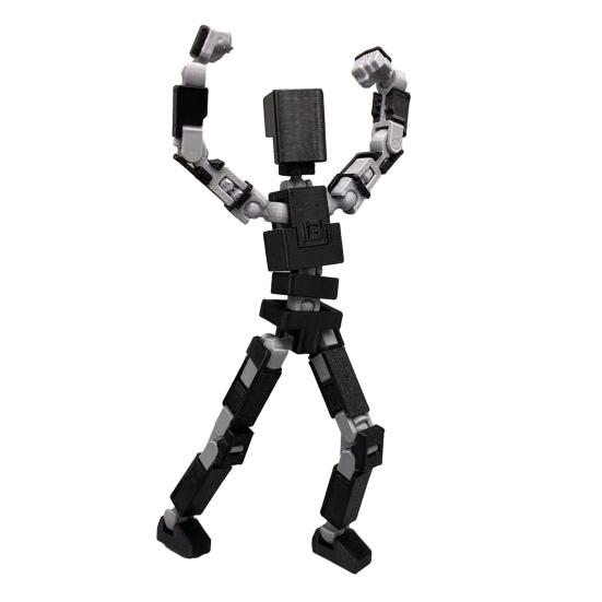 Суставное человеческое украшение, подвижные суставы с 3D-печатью, игрушка-робот с разной осанкой, человеческая фигурка, украшение для домашнего офиса и рабочего стола