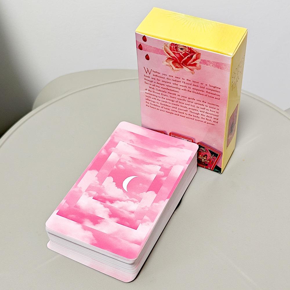 10.3*6см Таро Богини Любви: Колода для воплощения Эротической Божественной Женственности 78 шт. Карт