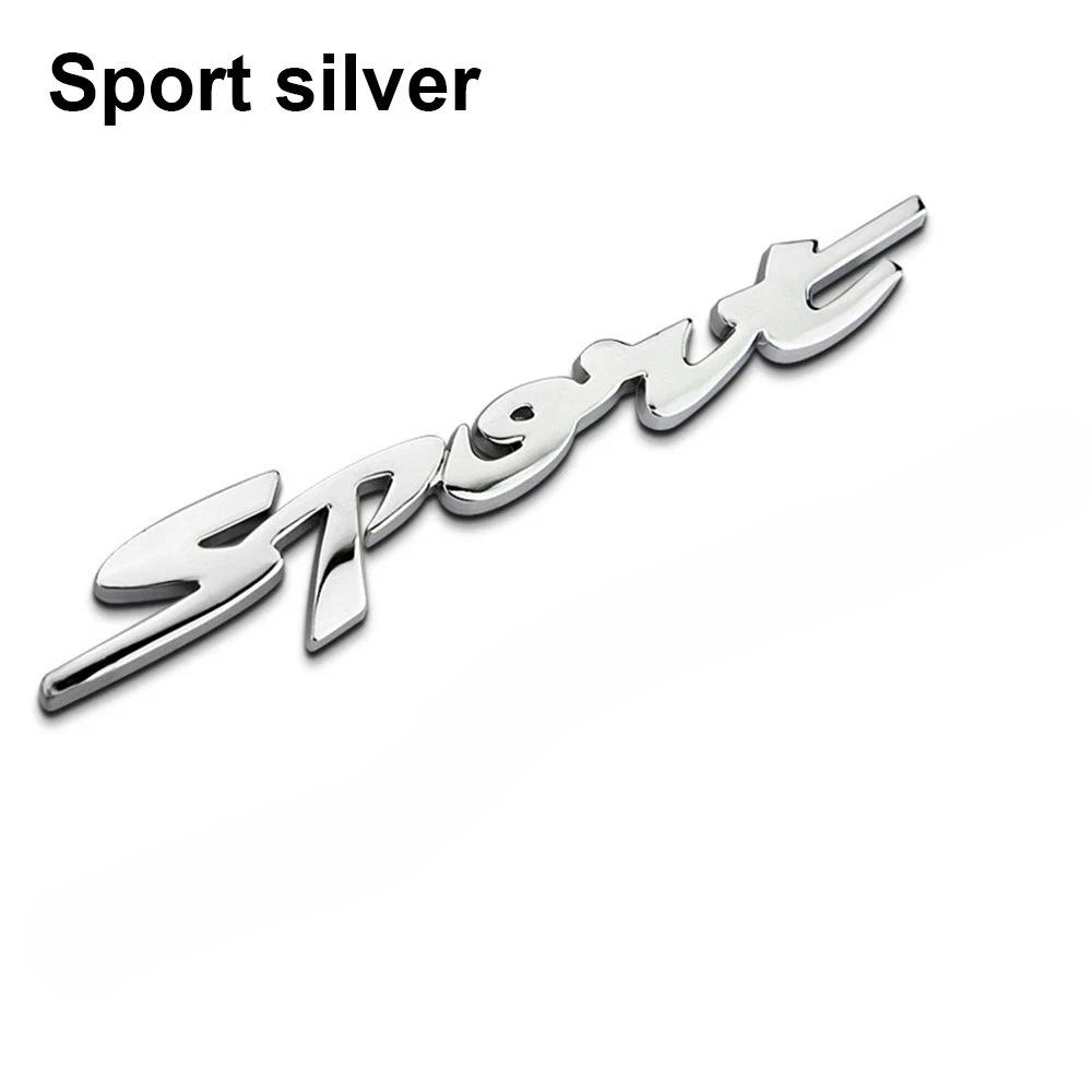 Металлические 3D наклейки на автомобиль, наклейка с надписью, логотип, эмблема, значок, наклейка на кузов автомобиля, для гонок, спорта