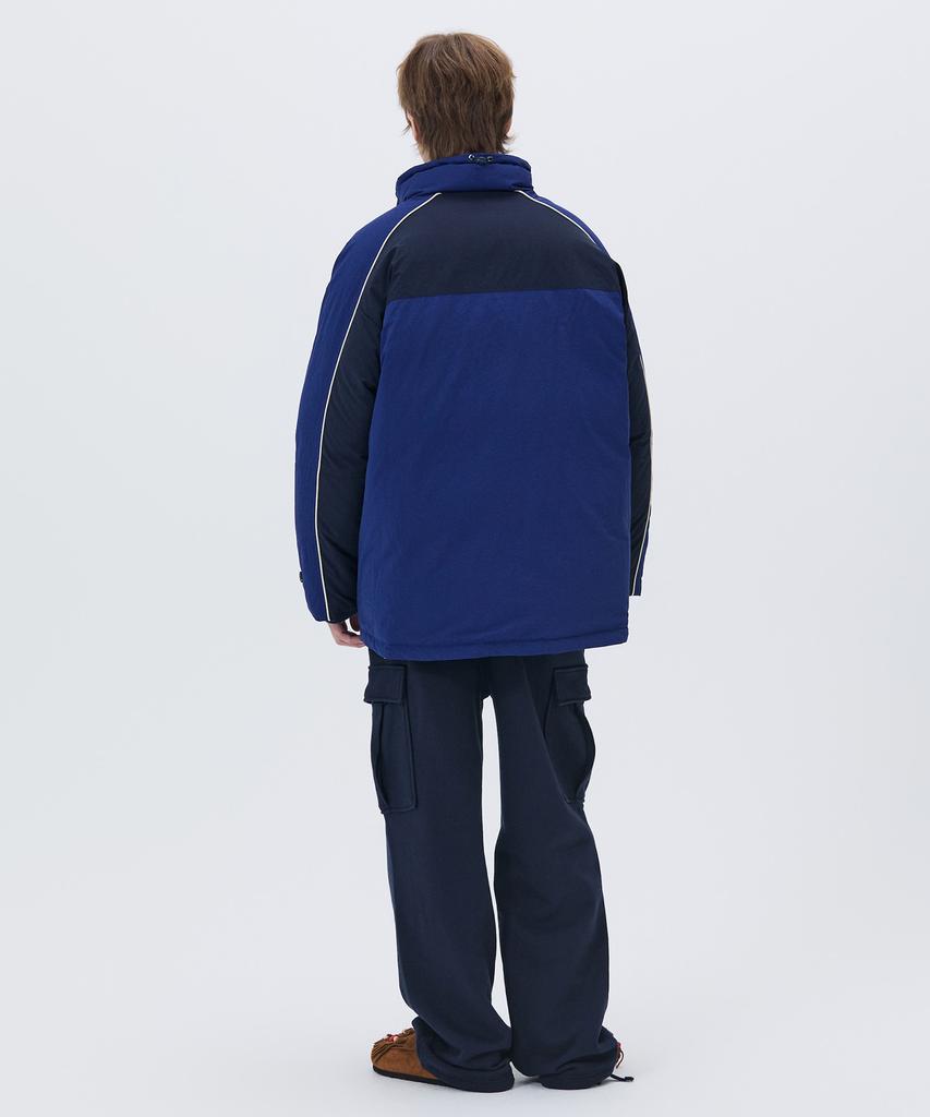 Nohant Color Block Padding Jumper Blue