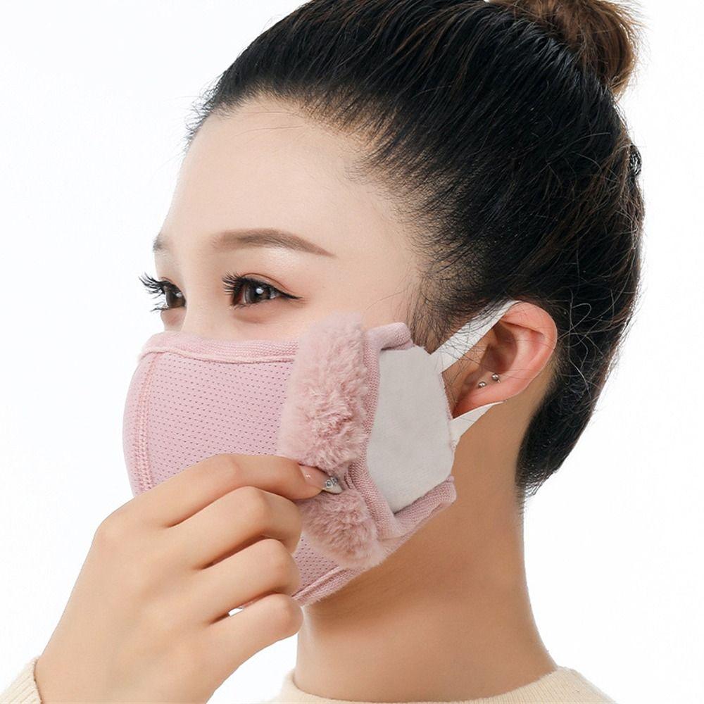 Велосипедные ветрозащитные и холодостойкие наушники-муфты, маска для рта, грелка для ушей, уличная маска